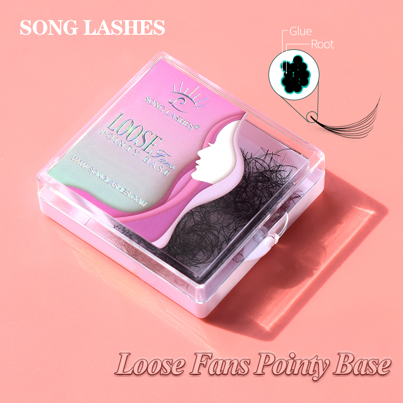 Eyelash Extension Fan - Song Lashes Promade Fans 3D-10D07Pointy Base