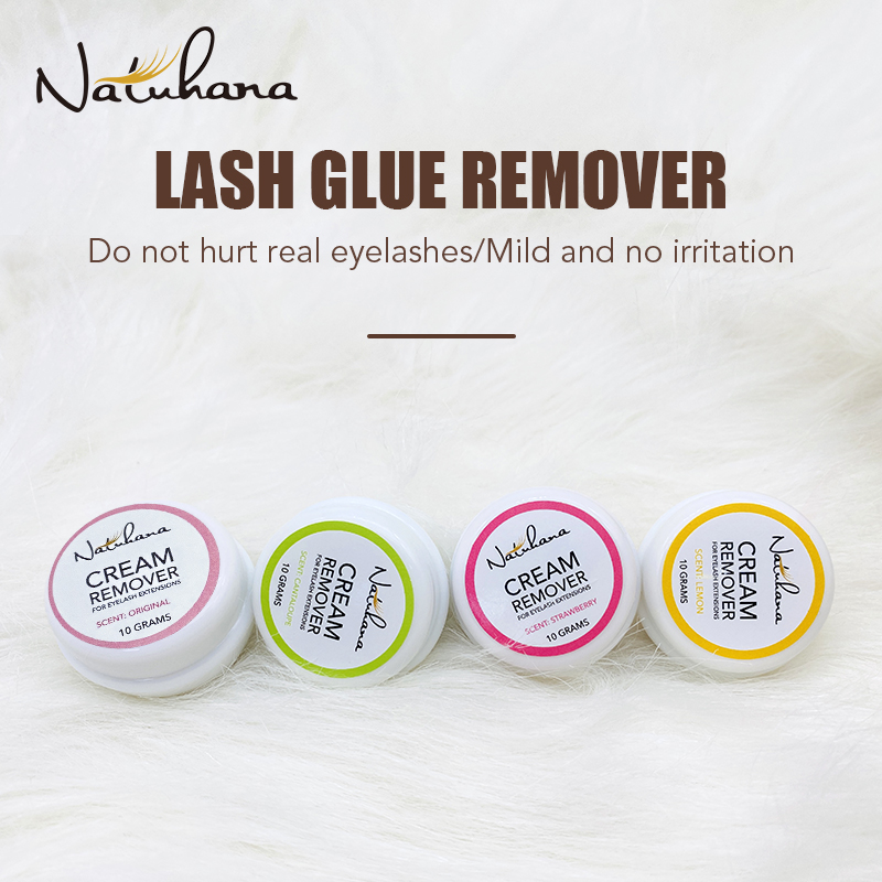 Eyelash Extension Remover Gel - NATUHANA Professioneller Wimpernkleber-Entferner Creme Schnelle Entfernung