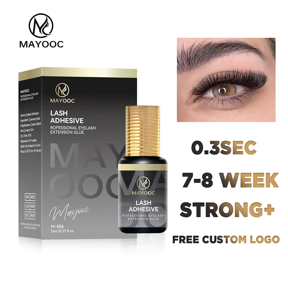 Eyelash Extension Remover Gel - MAYOOC 0,3 Sek. Wimpernverlängerungskleber, schnell trocknend,