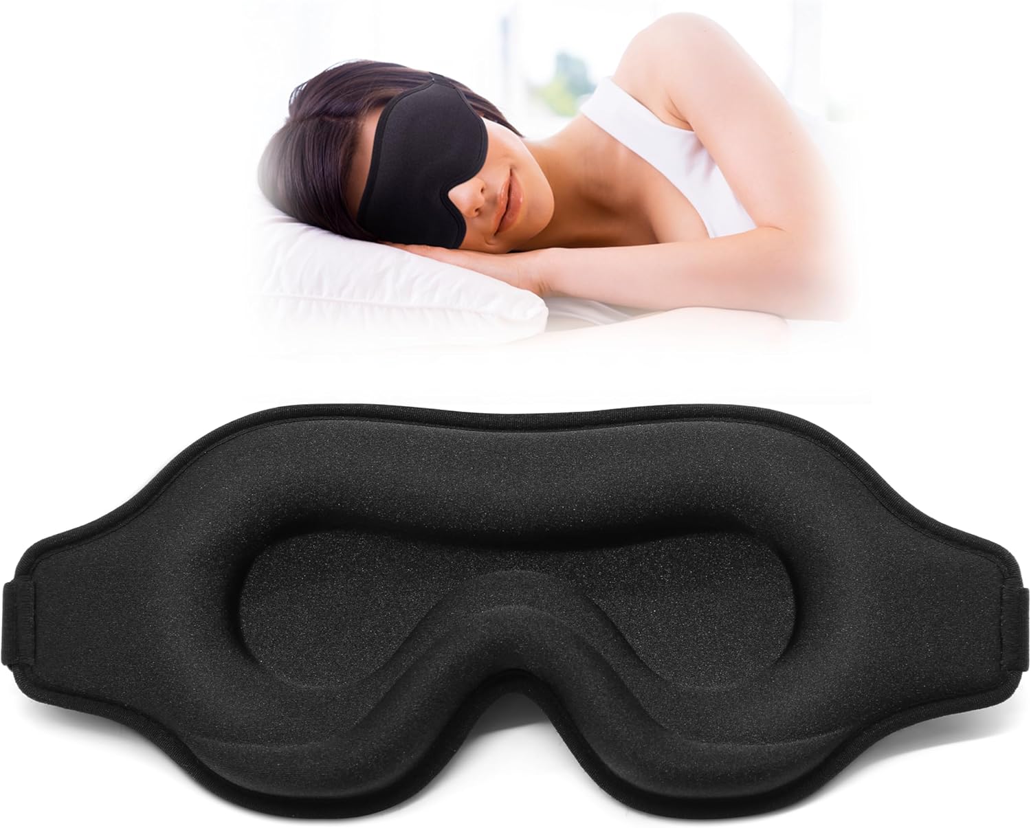 Eyelash Extension For Men - Schlafmaske für Männer und Frauen, 3D-Schlafmaske