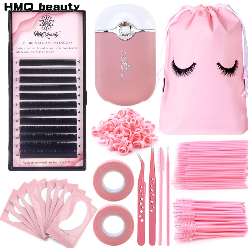 Eyelash Extension Fan - 268PCS Wimpern Extensions Pinsel Set Professionelle