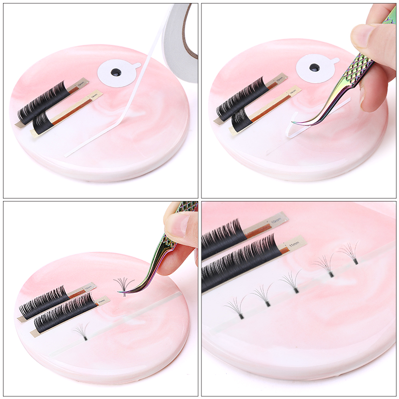 40 mt/satz Einfache fan Bänder – Eyelash Extension Fan Bewertung und Preis