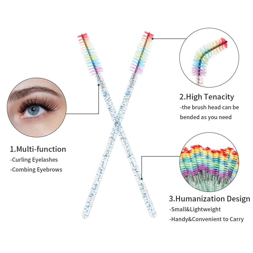 50 Stück Regenbogen-Kristall W – Eyelash Extension Review Bewertung und Preis