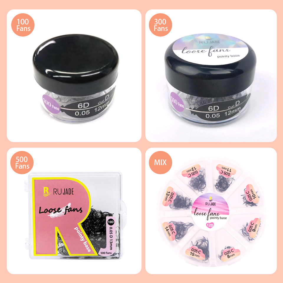 Rujade dünne spitze Basis vorg – Eyelash Extension Fan Bewertung und Preis